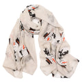 2023 Custom Snowman Print Shawl Scarf for Women Viscose Large Long Hijab Scarf for Autumn Season