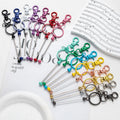 Newly Arrived DIY Woven Keychain Blank Keychain Suitable for Handmade and Personalized Metal Keychains