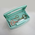 Special Nail Disinfection Box with Embroidery Manicure Scissors and Other Nail Tool Supplies for Shops