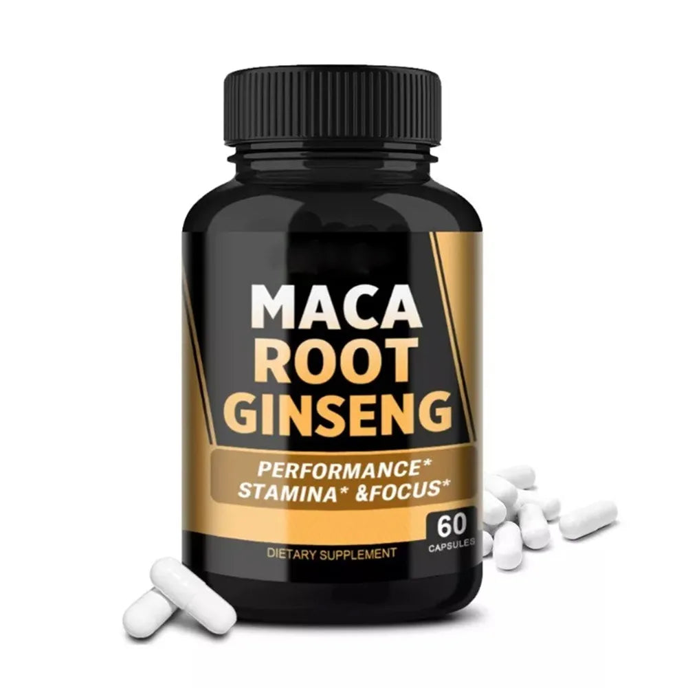 OEM ODM Private Label Healthcare Supplement Maca Extract Capsules Vegetarian Maca Capsules