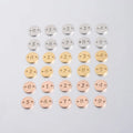 10mm Customized Charm 0-9 Small Accessories Round Pendant Stainless Steel Diy Number Charms for Jewelry Making