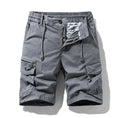 Cargo Shorts Men's Loose Straight Leg Casual Short Pants Summer Men Wear Drawstring  Pants