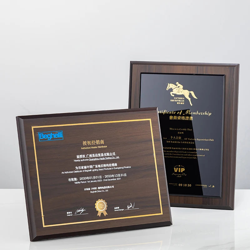 ADL Wholesale Customized Wooden Plaques Trophy Awards for Sports Themed Events Tradeshow Giveaways & Welcome Gifts
