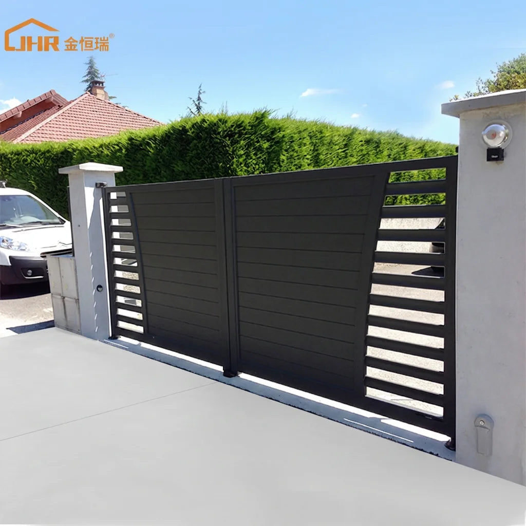 American Style High Quality Privacy Indian House Designs Heavy Duty Sliding Gate Philippines for Garden