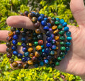 Wholesale 8mm Premium Golden Tiger Eye Beads Bracelet Layered Elastic Unisex Natural Stone Beads Bracelets Jewelry