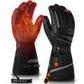 Winter USB Electric Heated Gloves New Version Electronic Heating Ski Moto Finger Gloves with Hand Warmer Warm and Comfortable