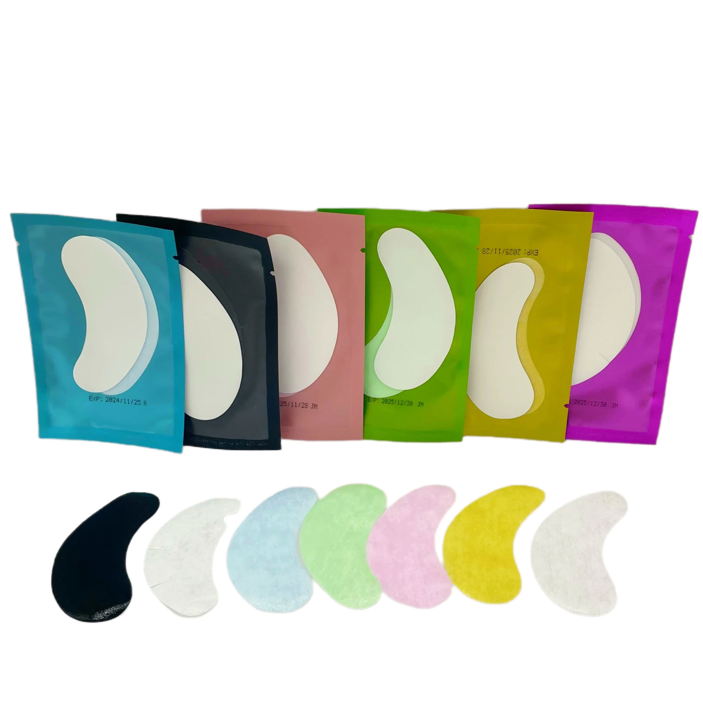 OEM Manufacturer Lint Free Eyelash Extension Sensitive Skin Nutritious Collagen Eye Patches Gel Pads