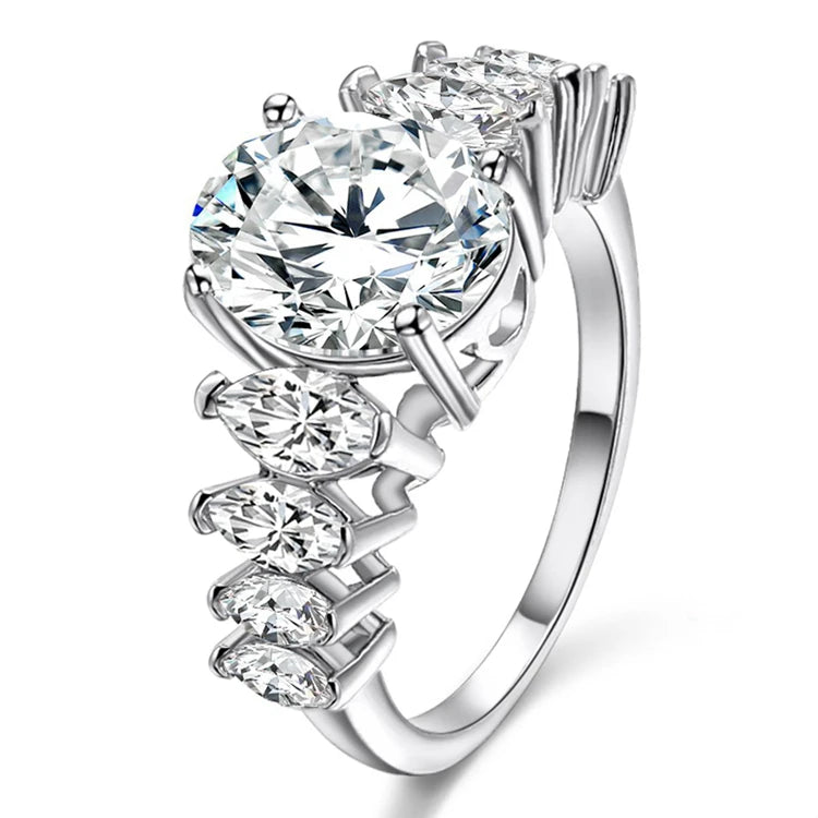 Cvd Eternity Ring Cubic Zirconia Rings