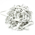 Factory Wholesale White Swimwear Accessory Natural Latex Free Synthetic Elastic Rubber Band Flat Earloop Rubber Elastic Tape