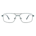Italian Design Double Bridge Optical Frames Prescription Glasses Eyeglasses Square Metal Frames Blue Light Blocking Glasses