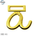 Fashion Alloy Metal Gold Buckle Environmental Metal Brand Name Swimwear Straps Custom Bra Metal Adjustable Ring Buckle Hardware