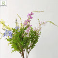 High Quality Artificial Silk Salvia Small Wild Flower for Wedding Bridal Bouquet Filler Floral Arrangement Decoration