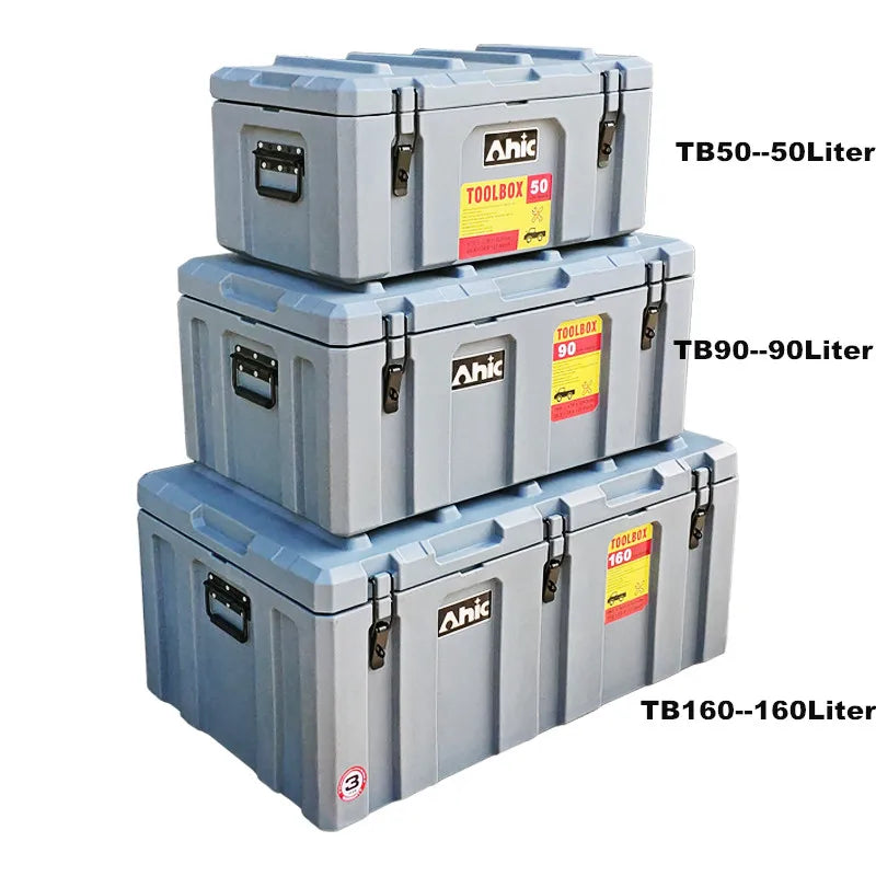 50 Litre Durable Waterproof Tool Box Tool Storage Tool Case Lockable Furniture Installation Carpenter Worksite