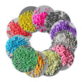 Hot Sale Heart Polymer Soft Clay Slices for Slime Filling Nail Art Decorations Simulated Cake Crumbs Valentine's Day