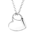 Stainless Steel Heart Necklace Urn Memorial Cremation Cemetery Urn Heart Pendant Ash Keepsake Jewelry Ashes Urn Locket Cremation