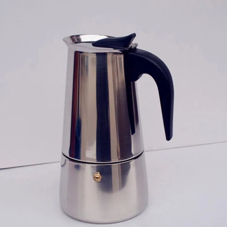 Best Selling Portable Espresso Cafetera Stainless Steel Stovetop Espresso Maker Moka Pot