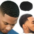 Human Hair Korea Breathable Lace Base Afro Dreadlock Toupee for Black Men