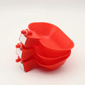 Red Plastic New Design Automatic Drinker for Chickens Duck Goose Water Drinker Poultry Chicken Water Bowl