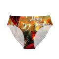 Sublimation Print on Demand Girls Panties Underwear Women's Christmas 3D Digital Printed Panty Briefs Female Panty Efecto Piel