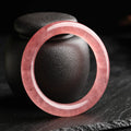 Natural Strawberry Bangle Wholesale Lucky Bracelets for Women Gift Healing Pink Crystal Bangles