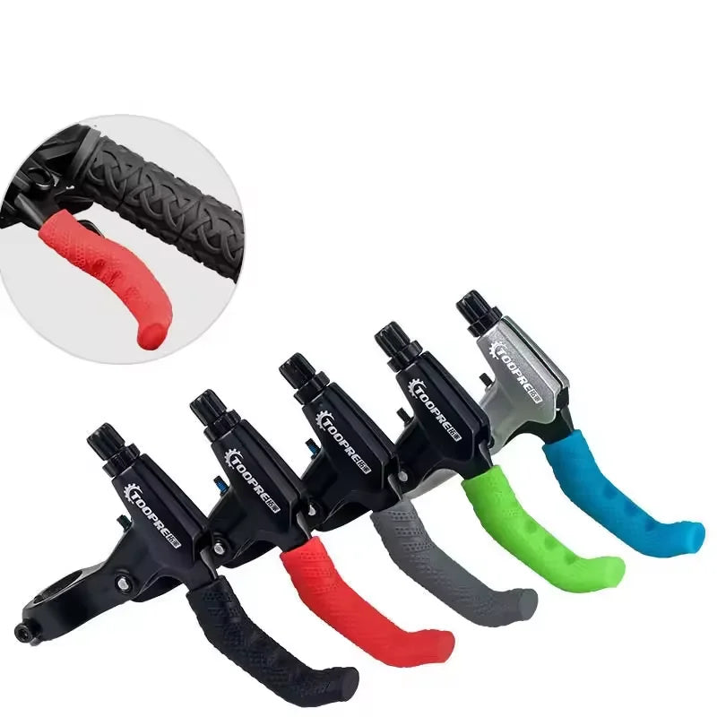 RIDERACE Bike Brake Handle Bar Cover Multicolor Anti-slip Silicone Bicycle Handlebar Protector Cycling Brake Lever Grips Covers
