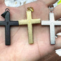 BMZ 2026 New 3.5*2cm Best Quality Hot Sell New Stainless Cross with Scriptures