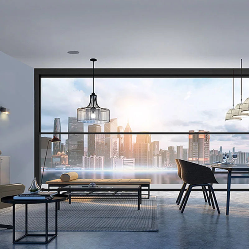 High-performance Modern Vertical Double Glazed Thermal Broken Custom Design Low-e Aluminum Alloy Automatic Sliding Windows
