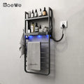 Intelligent Bath Towel Rack Bathroom Radiators Accessories Electric Towel Rail with Shelf Towel bar Rack With UV Sterilization