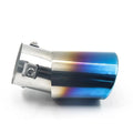 GM Tail Throat Baking Blue Small Universal Curved Large Straight Tail Mouth Thickened Stainless Steel Exhaust Pipe Silencer