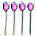 Wholesale Metal Camping SporkReusable Stainless Steel Dessert Fruit Spork