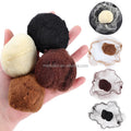 Plussign Nylon Hairnets Invisible Elastic Edge Mesh for Girls Women Bun 100Pcs Fine Hair Nets for Wig Weaving Black Dark Coffee