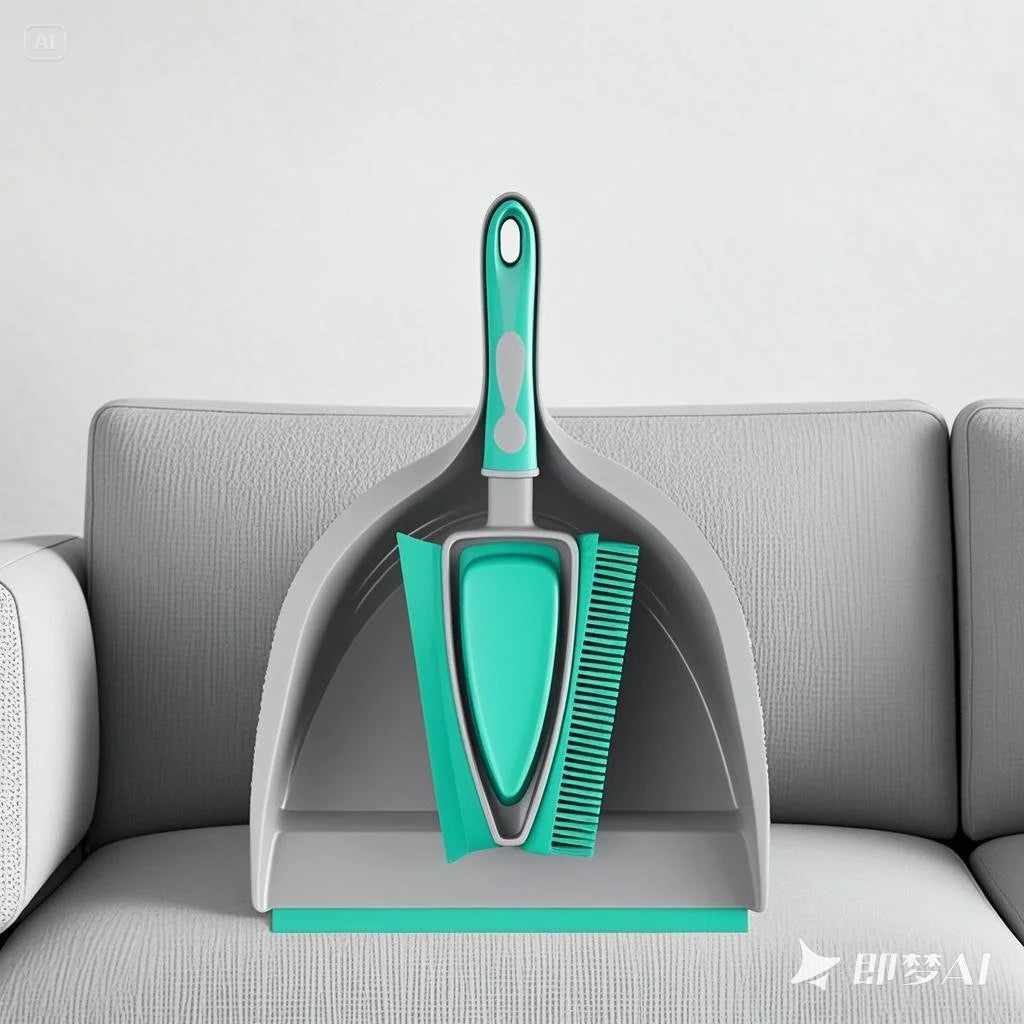 Dooso Factory Dustpan + Brush+handy Scrub Brush Mini Dustpan and Brush Set Broom and Dustpan With Teeth