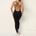 Wholesale Custom High-Impact Sports Bodysuits & Jumpsuits for Women Beautiful Back Fitness Wear Hip Lifting Yoga Gear