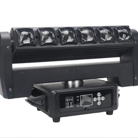 300W Beam Light 6 Double-sided Blades Stage LED Moving Head Light for Party Wedding