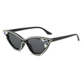 VIFF XY40045 Cat Eye Glasses Women Fashion Sunglasses With Rhinestone