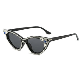 VIFF XY40045 Cat Eye Glasses Women Fashion Sunglasses With Rhinestone