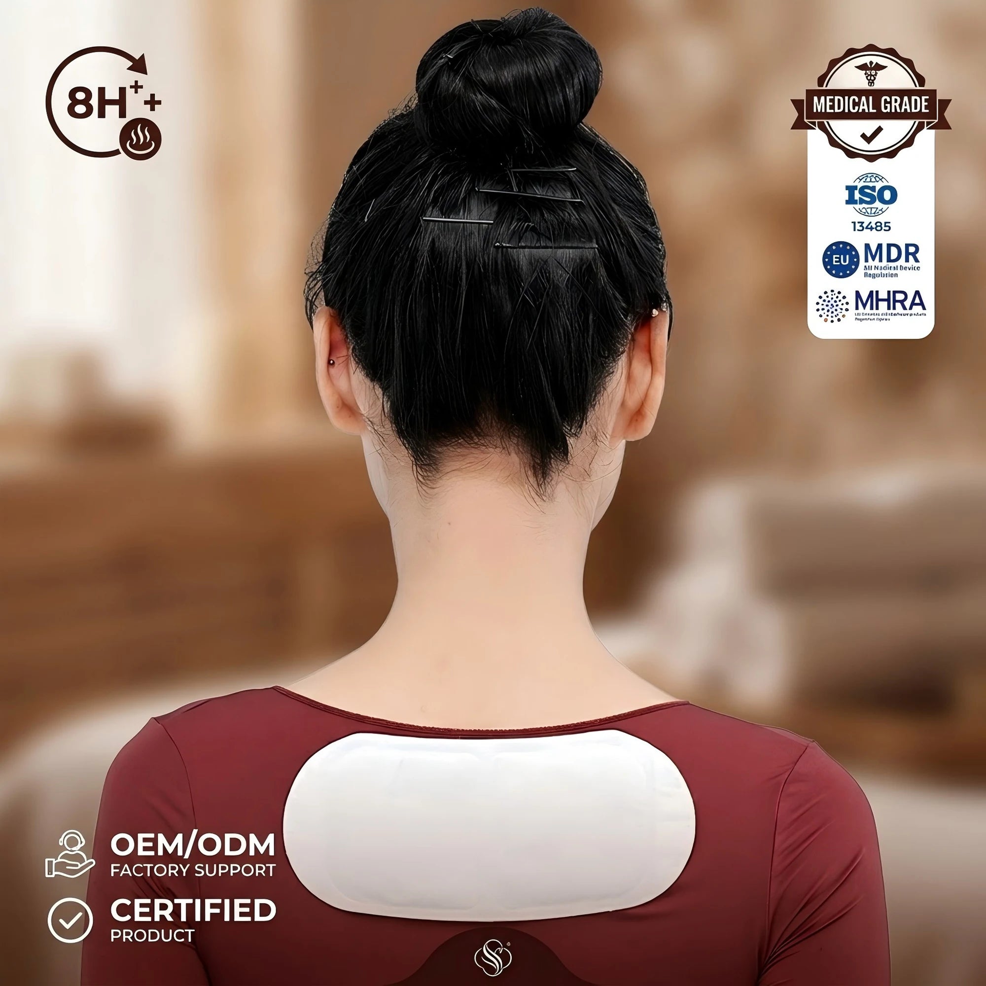 Up to 8 Hours Heating Patch Portable Warm Pad for Menstrual Comfort & Daily Use