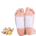 Private Label Detoxifying Products 10 Pcs Pack  Energy Saving Ginger Bamboo Detox Foot Patch