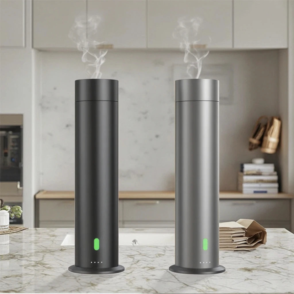 Large Silent 360�� Electric Aroma Diffuser Eco-Friendly Portable Metal Essential Oil Diffuser for Home Hotel Wholesale French