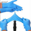 100pcs/Box Reusable Nitrile Gloves Latex Waterproof Cleaning Gloves for Household Garden Kitchen Synthetic Nitrile Gloves