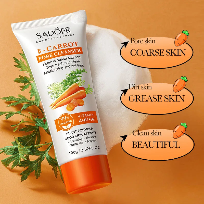 Private Label Organic Exfoliator Remove Dead Exfoliating Skin Gel Face Wash Facial Cleanser