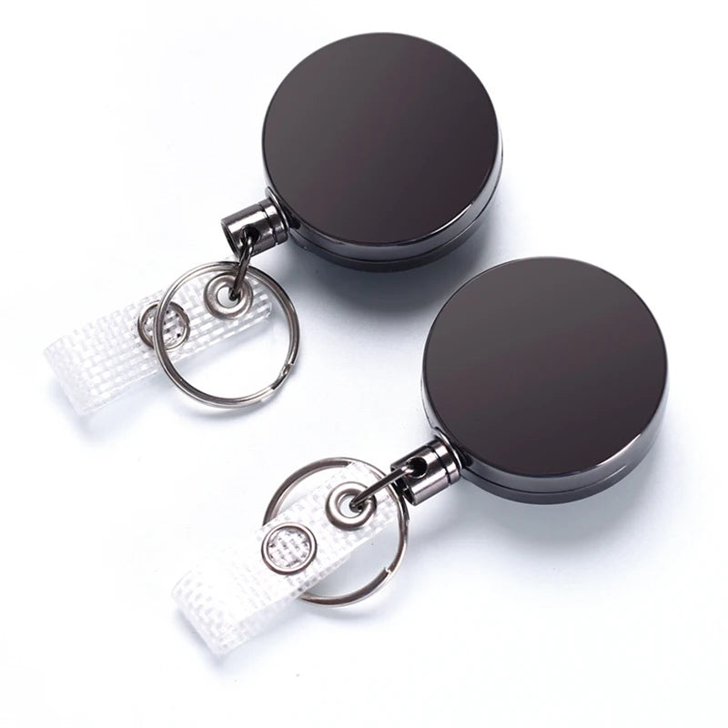 Lebei Fashionable Retractable Key Chain Nurse Badge Reel with Metal Clip Plastic Yoyo Badge Reel with Fixed Functions
