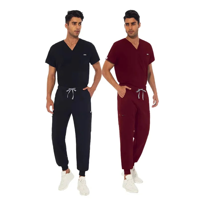 Custom Oem Short Sleeve Nurse Dress Surgical Uniform Scrubs Fashionable Spandex Medical Uniforms