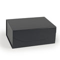 Low Moq Luxury Folding Package Wholesale Black Collapsible Food Box Magnetic Lid Closure Boxes with custom logo