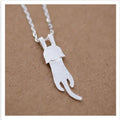 Wholesale New Fashion Jewelry Chain 925 Silver Cat Necklace for Women
