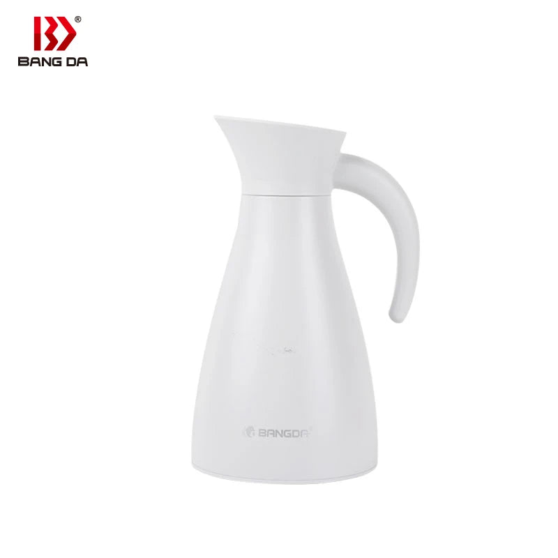 Large Capacity Portable  New Design Double Wall Stainless Steel Vacuum Coffee Pot With SS Lid