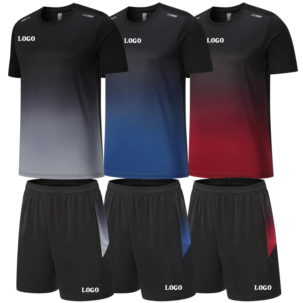 Sportswear Men Summer Fitness Jogger Training Mens Shorts and T Shirt Suit Custom Logo 2 Piece Running Shorts Set MegaBDM