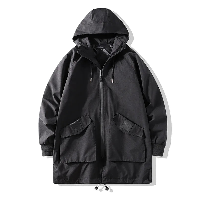 Wholesale Spring Men's Plus Size Casual  Hooded Jacket Men's Clothing
