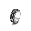 KALEN Vintage Viking Jewelry Stainless Steel Wheel for Men Ring Anillos Para Hombre