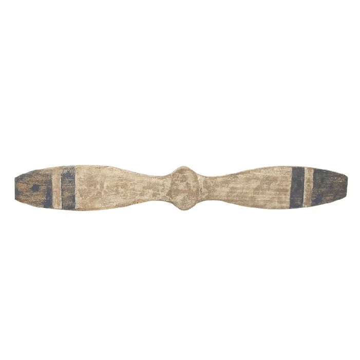Best Seller Decorative Beige Blue Rustic Wood Airplane Propeller Model